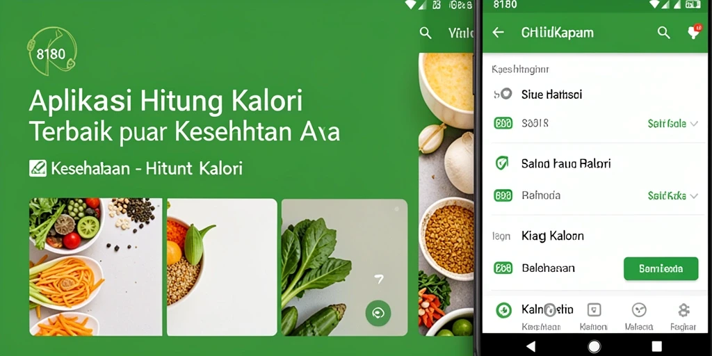 Antarmuka aplikasi Hitung Kalori dengan fitur lengkap dan mudah digunakan.