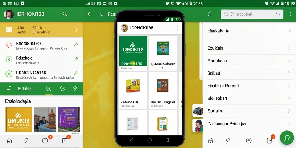 Antarmuka aplikasi IDRHOKI138 yang intuitif dan informatif.